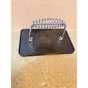 Cast Iron Bacon Press Steak Weight Burger Smasher Spring Handle Grill Press